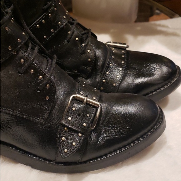 GUC Napoleoni Studded Combat Boots - Picture 2 of 16